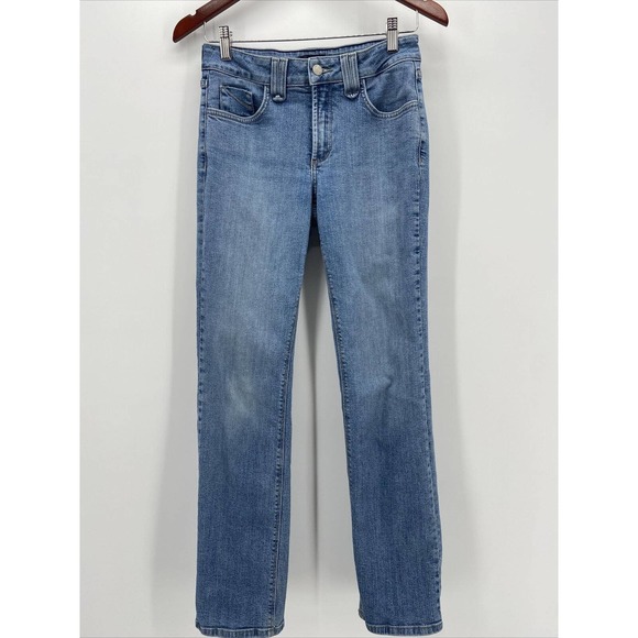NYDJ Denim - NYDJ Stretch Mid Rise Straight Jeans